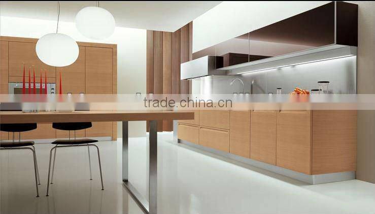 wood veneer wooden kitchen cabinets