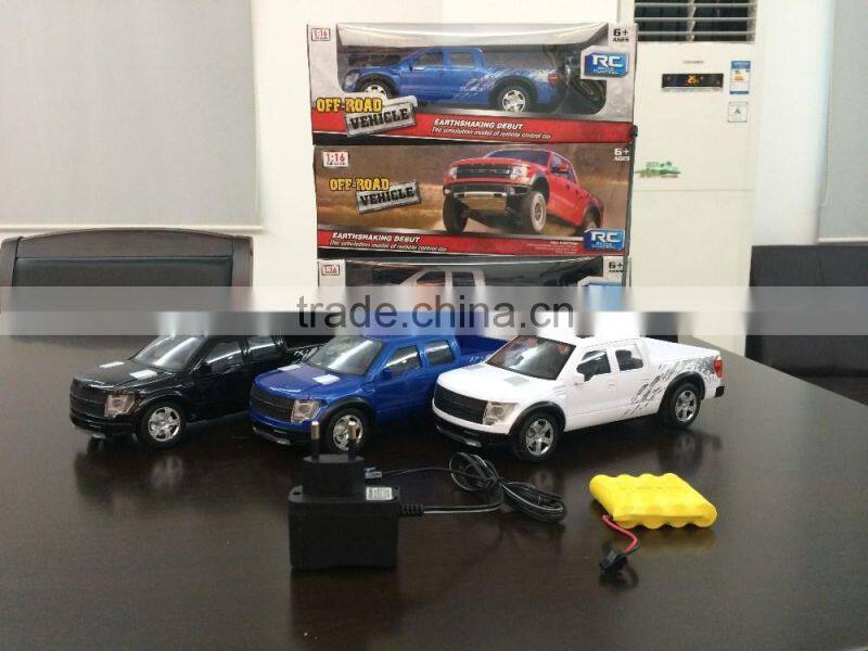 New branded toy model 1:16 4 channel Ford Raptor F-150 simulation mini electric leisure remote control rc car toys with light