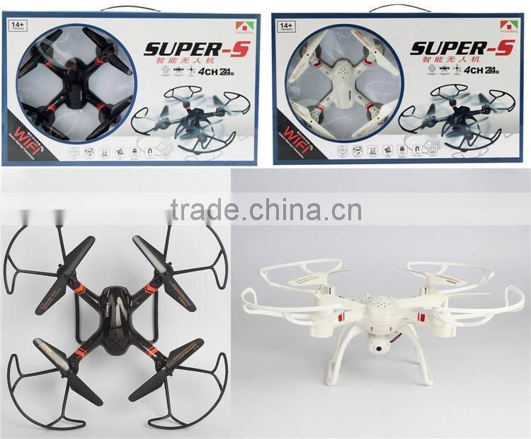 Funny 6 axis gyro black white plastic rc racing drone middle size radio contro quadcopter 3D fly aircraft con camera for sales