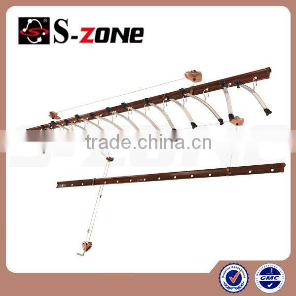 Heart shape design lifting clothes drying rack hanger