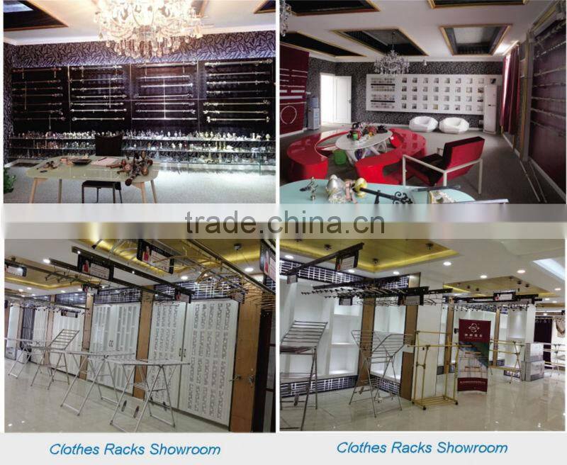 Good quality aluminium clothes hanger with balcony clothes drying rack