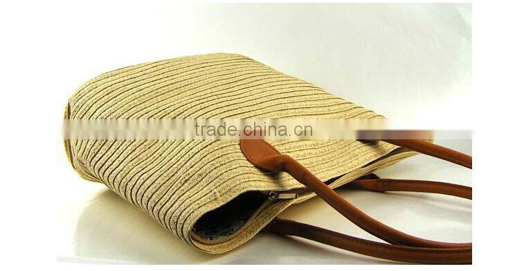 Fashion Colorful Summer Seaside Beach Straw Bag Ultra Large Beach Tote Bag Shoulder