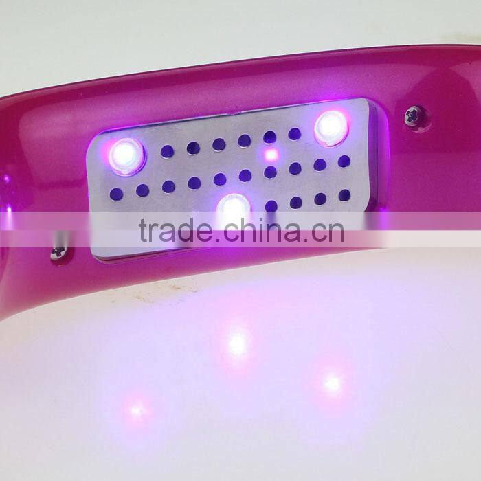 9w led rainbow lamp Portable mini nail phototherapy machine 30 s regular nail polish dryer