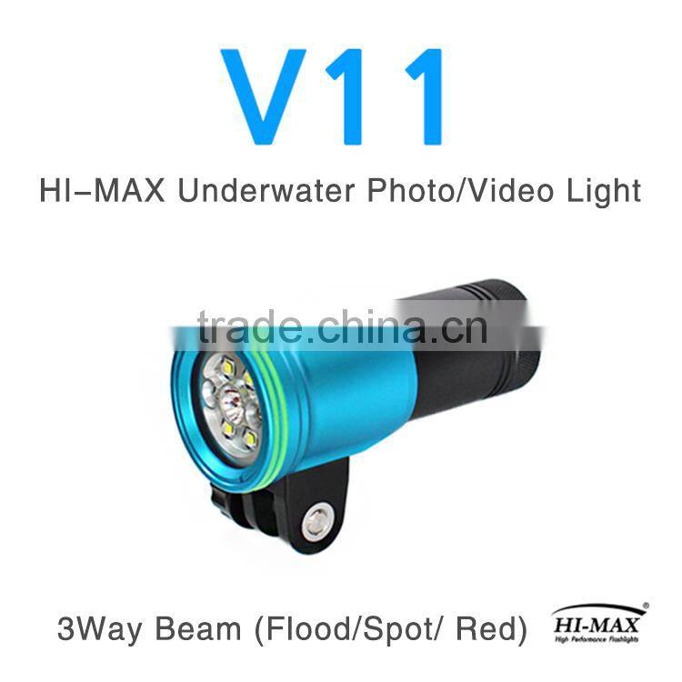 2015 Rechargeable Led Scuba Diving and Waterproof Torch For Underwater Explore