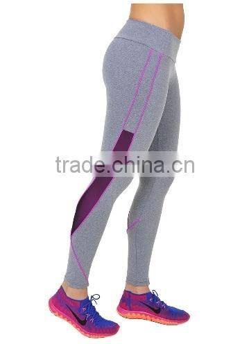 86% supplex 14% spandex custom dry fit womens sports pants
