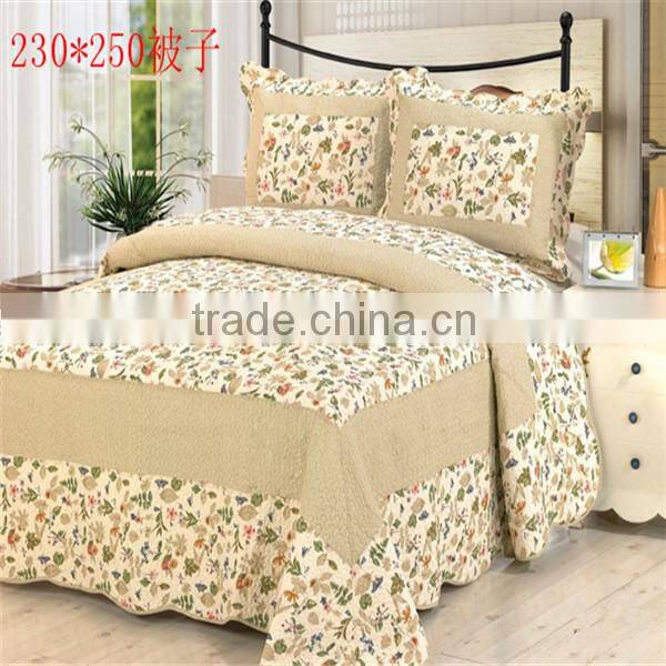 cheap cotton patchwork bed cover set