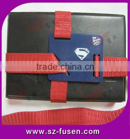 Custom polyester Book Strap With Plastic Card