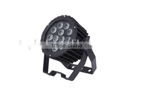 36W dj light 12*Tri-RGB slim par can sound active outdoor flat par