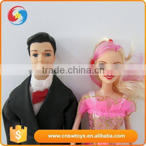 Beautiful princess prince and kids many clothes children 11.5 inch dancing doll