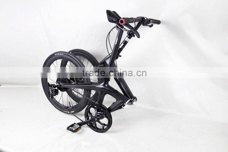 Dengfu Carbon 20" high quality light weight cheap folding bike oem manufacturer