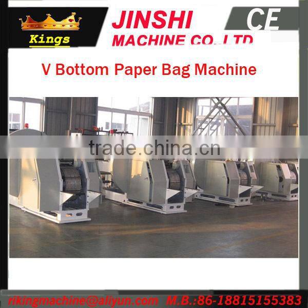 Less Error Reasonal Design Automatic High Speed Cost Of Paper Bag Making Machine Kings Brand