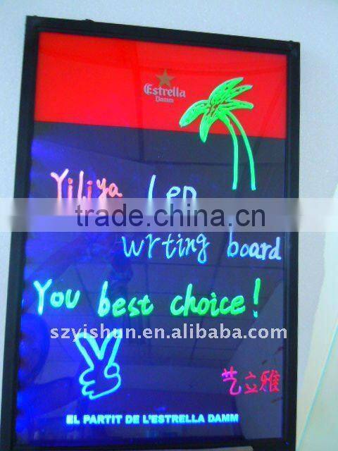 LED colorful fluorescence writing board