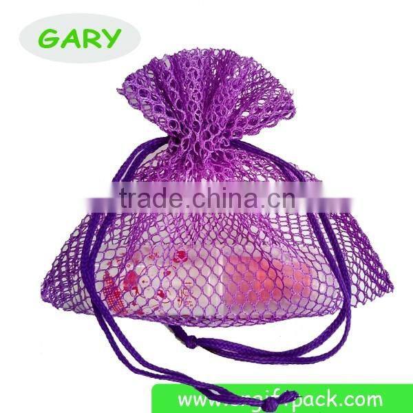 Custom Drawstring Nylon Mesh Gift Bag