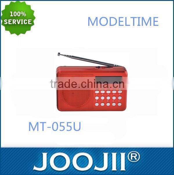 2016 HOT SELL PORTABLE FM RADIO WITH USB/TF PLAYER