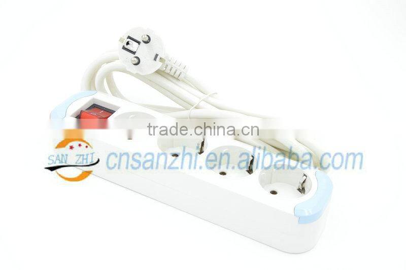 EU extension shenzhen electricity power socket with surge protector