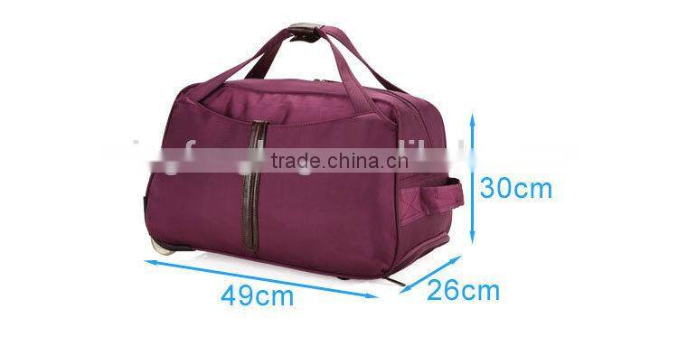 Factory Price Travel Trolley Luggage Bag New Design Travel Bags on Wheels LXB014