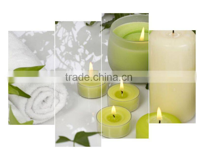 Large size framed buddha oil painting on canvas