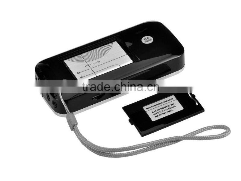 Portable pocket am fm digital radio with speaker