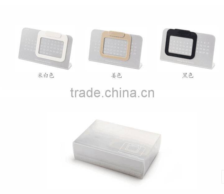 new products on china market rectangle paper-extracting rolling yearly cardboard calendar stand/classic desktop calendar stand