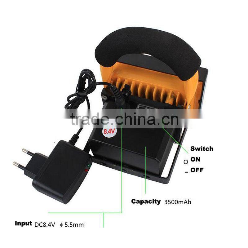 H01 10w 6led Led flood light Outdoor rechargeable searchlight caving led camping lighting