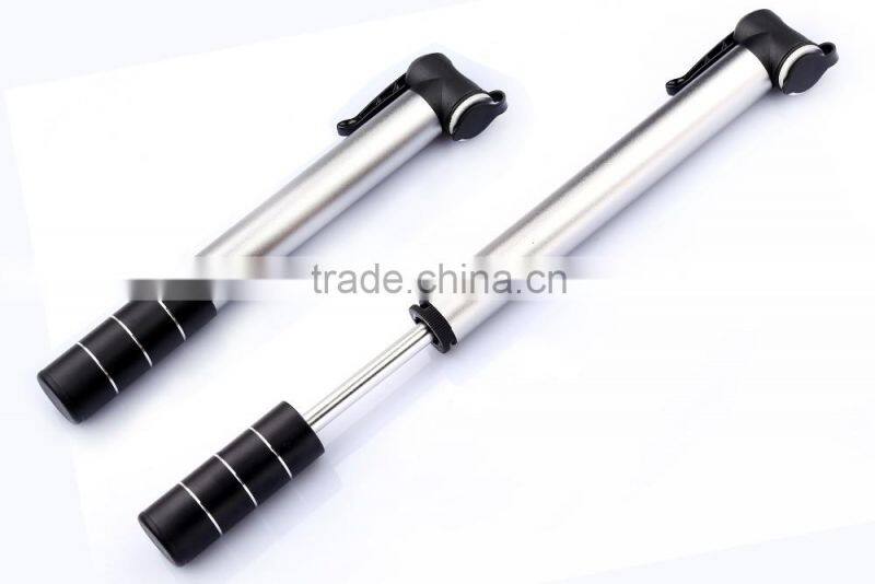 Polished Finish Hand Air Bike Pump for Cyclist