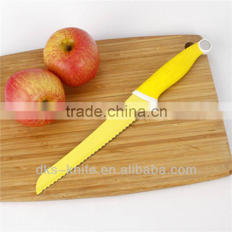 BLG-F1 Stainless Steel 6pcs Non-stick Coating color kitchen knife set