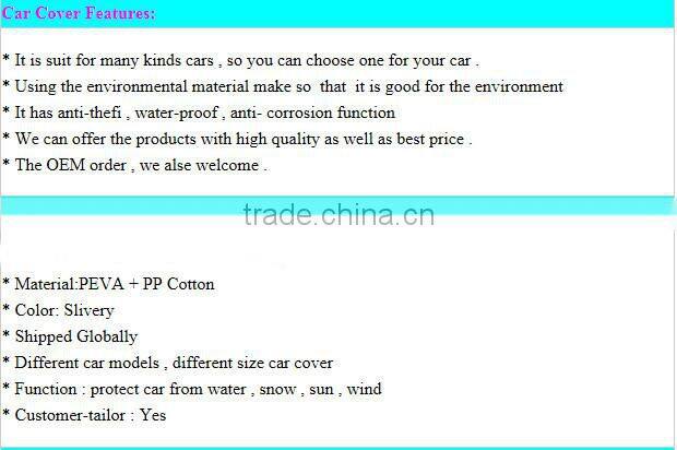 Waterproof Function and PVC,polyester Material cover