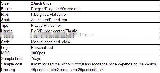 23"8k PVC umbrella transparent white, hook handle rain use straight umbrella