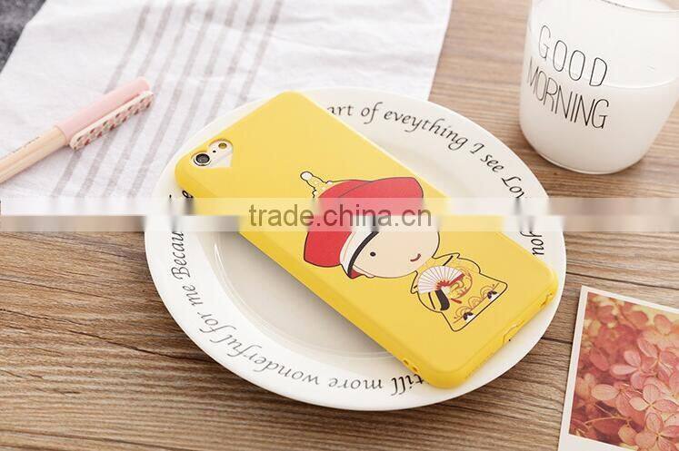 2016 silicone phone case/cute cartoon phone case for Iphone 5 5s