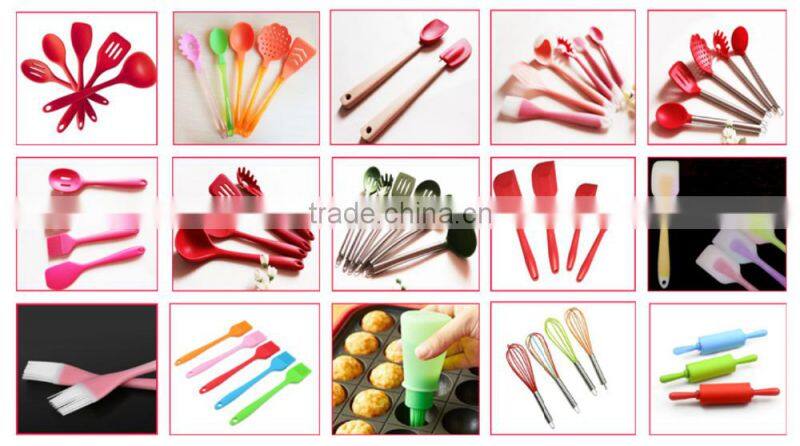 Premium Silicone Baking Set, Silicone Kitchen Tools, Kitchen Cooking Utensil Set with Hygienic Solid Coating - Spatulas, Spoon