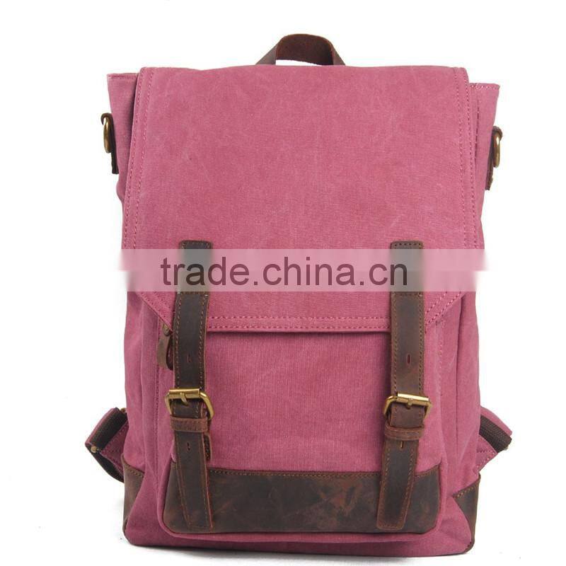 China wholesale RS-104-1 canvas student backpack school bag high school bag