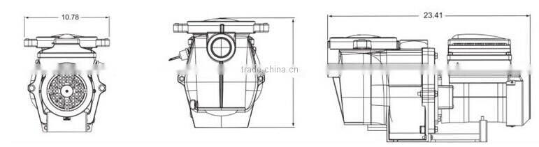 High quality 3.2kw variable flow high performance pump