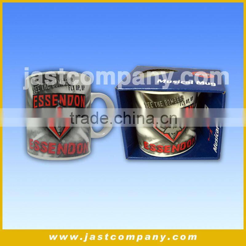 Club Logo Printed Musical Ceramic Sublimation Mug