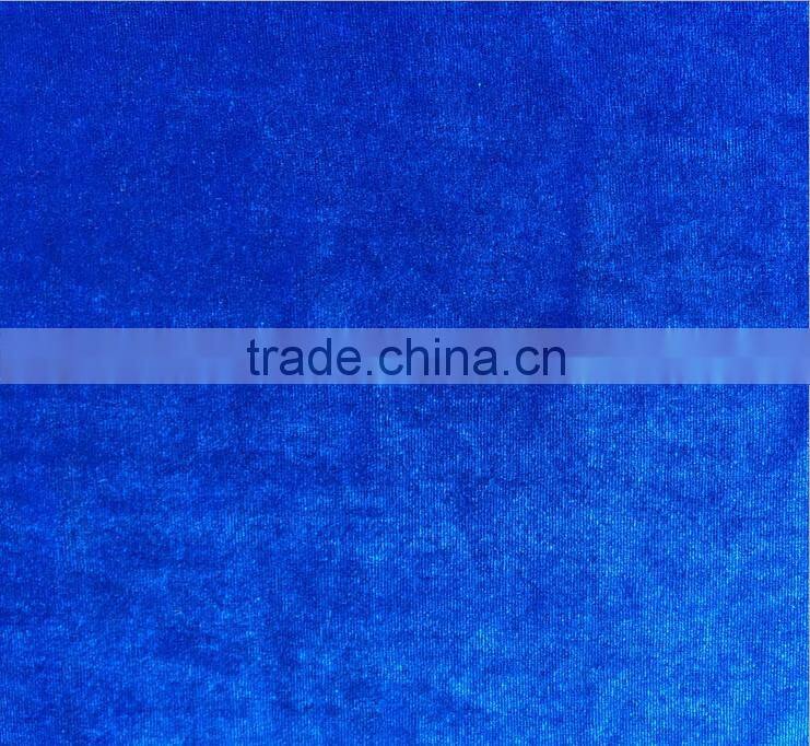 stretch spandex polyester blend velvet fabric for dress