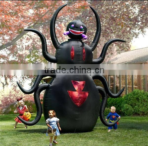 Huge Halloween black beetle model/ Halloween outdoor animal cartoon model for decoration
