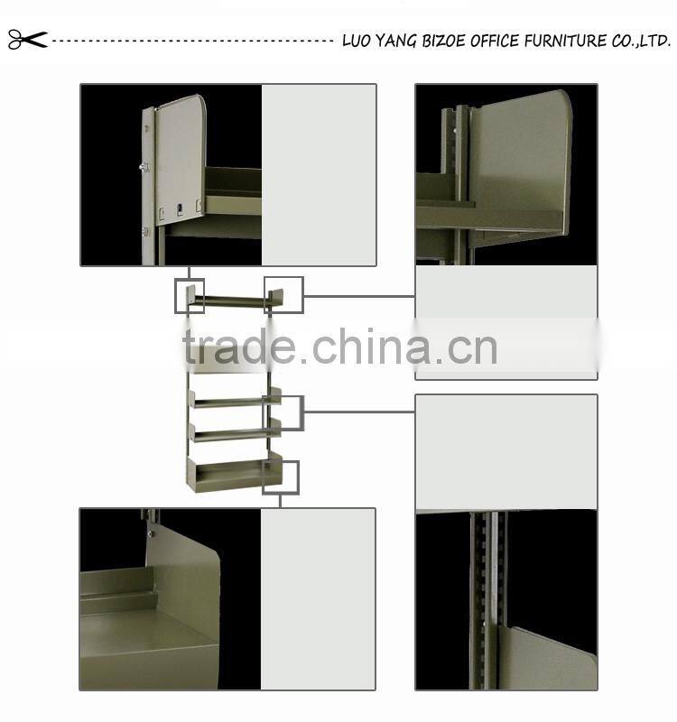 School furniture library steel magazine rack