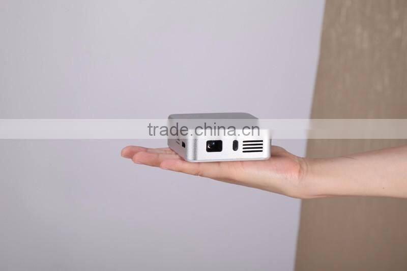 2016 New Pico DLP Projector with Android 4.4, WIFI 2.4G/5G, Bluetooth, Smartphone Projector with battery E05