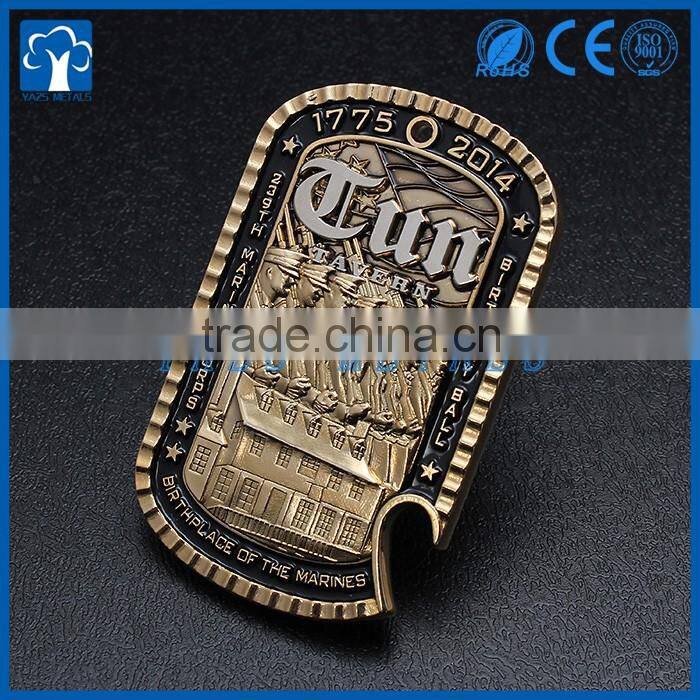 manufacturer enamel metal custom design antique beer bottle opener
