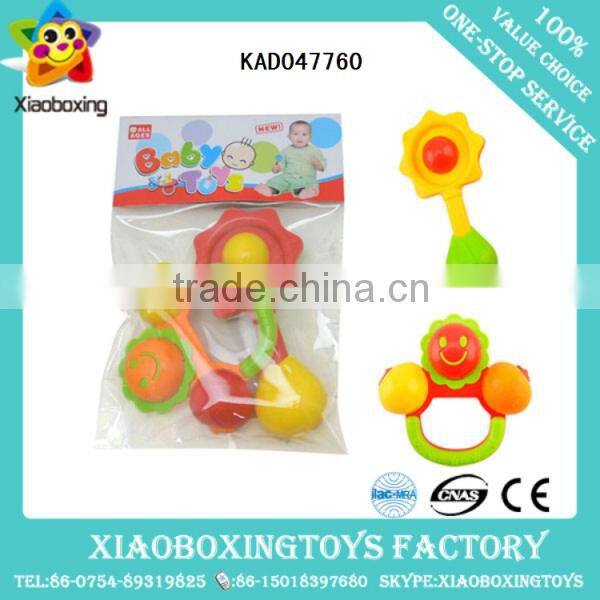 Interesting gift lovely plastic baby bell infant rattle ball toys