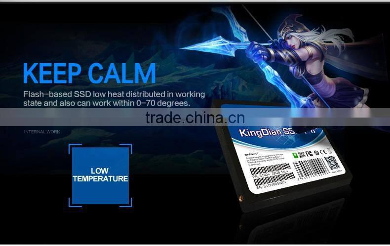 KingDian 2.5' SATAII 32GB Original Brand Solid State Drive SSD hard drive testing equipment (S100 32GB)