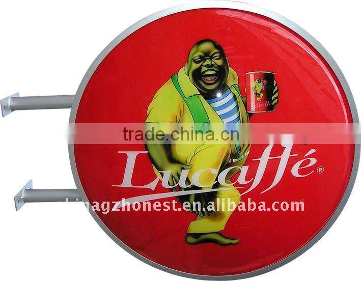 led rotating light box