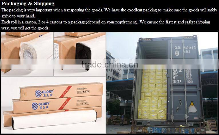 0.914 / 1.07 / 1.27 / 1.37 / 1.52 m no water lines eco solvent self adhesive PVC vinyl