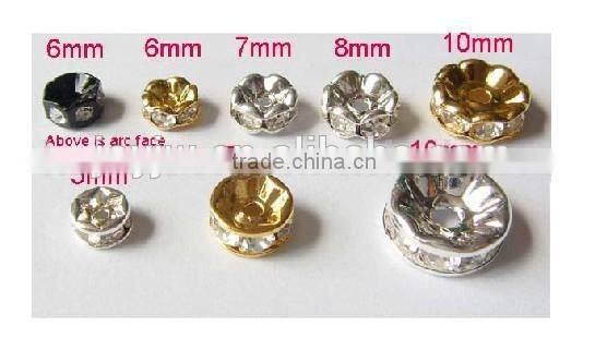 Crystal Rondelles Round