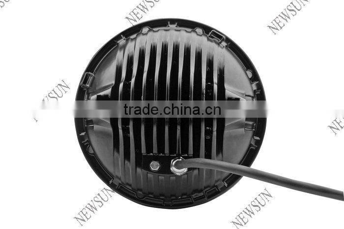 7'' 75W High Low Beam Driving Light DRL Front Light 7inch LED Headlight for Jeep Wrangler