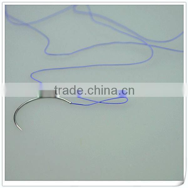suture needle with nylon threads 75cm