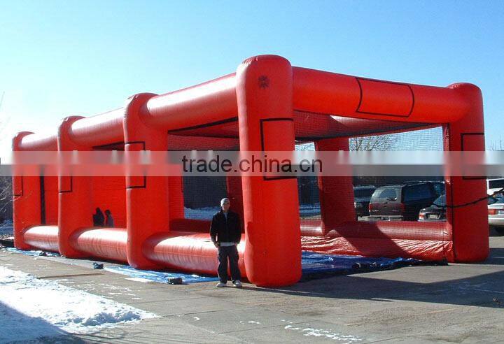 white inflatable cash machine