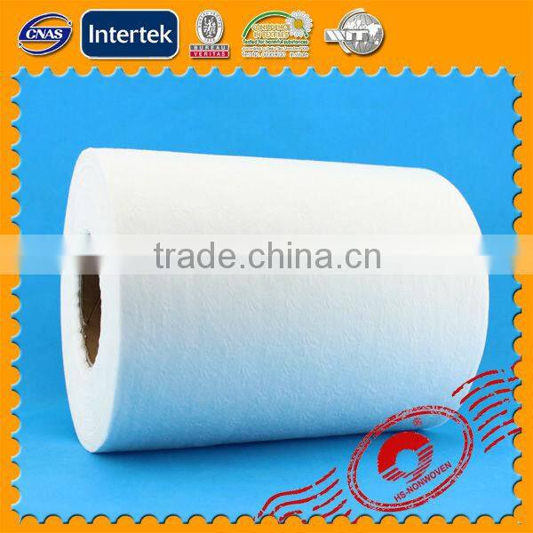 spunlace nonwoven fabric in roll as cleaning material