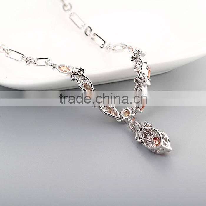 925 Sterling Silver Wholesale Pendant Statement Necklace 2016 Jewelry SNP028W