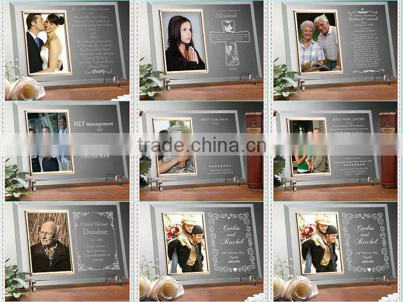 Loving Glass Sleeping Baby Photo Frame For Home Decorative Gifts