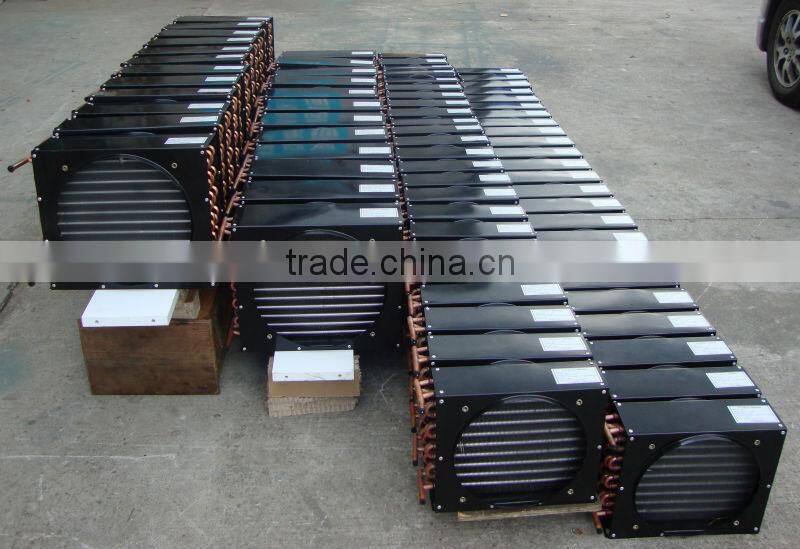 Air cooled condensers for refrigeration condensing units